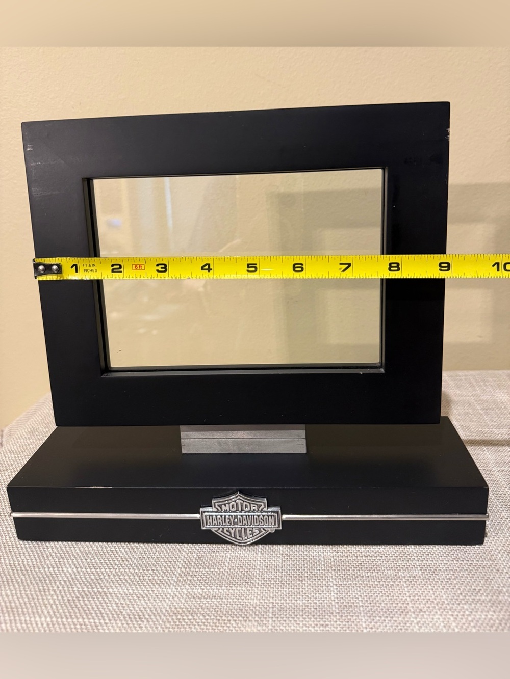 2004 Harley-Davidson Hallmark Wooden Float Frame Black Motor Co Display Case - Picture 11 of 15